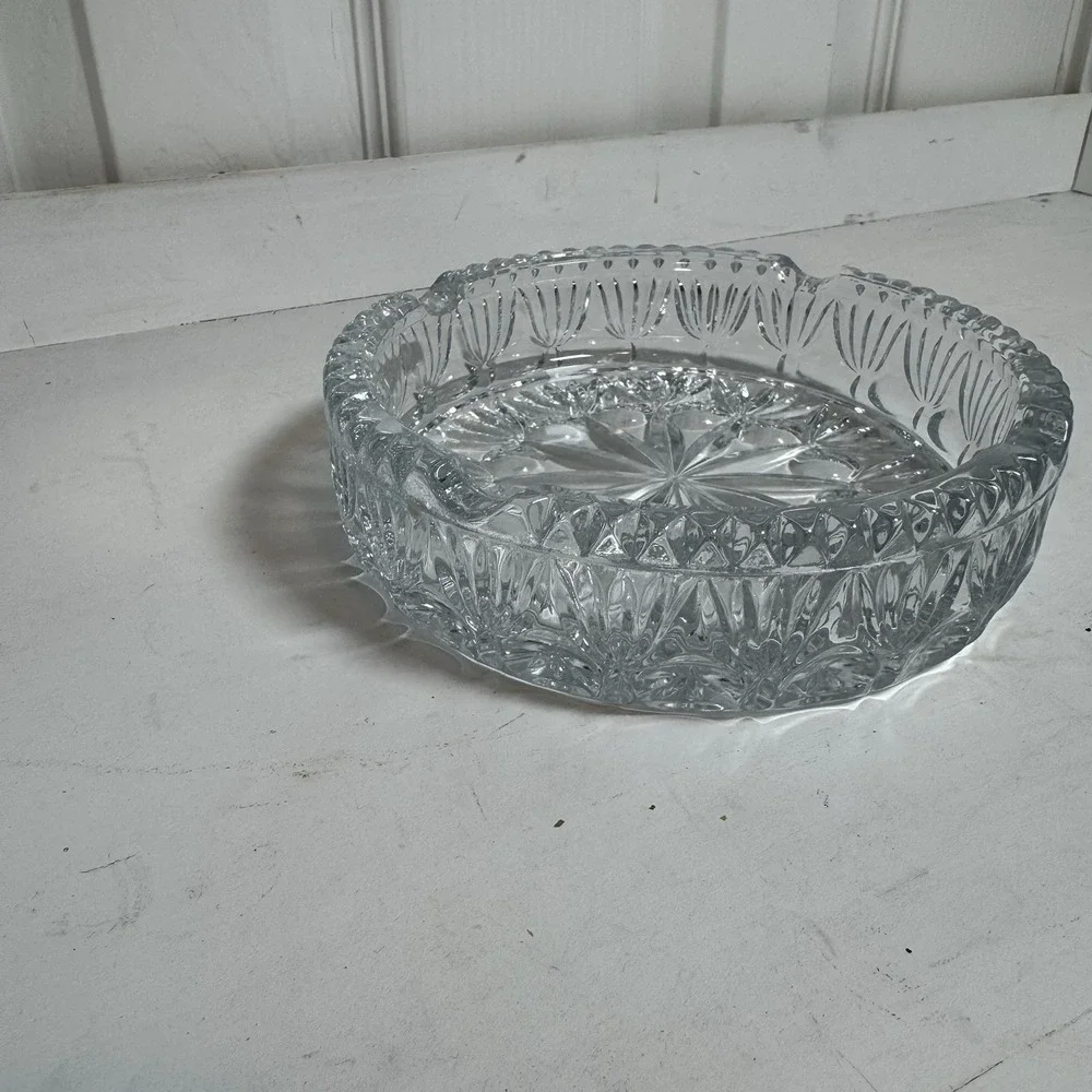 PRINCESS HOUSE:‎ Lead Crystal ASHTRAY Ash Tray 6-1/4